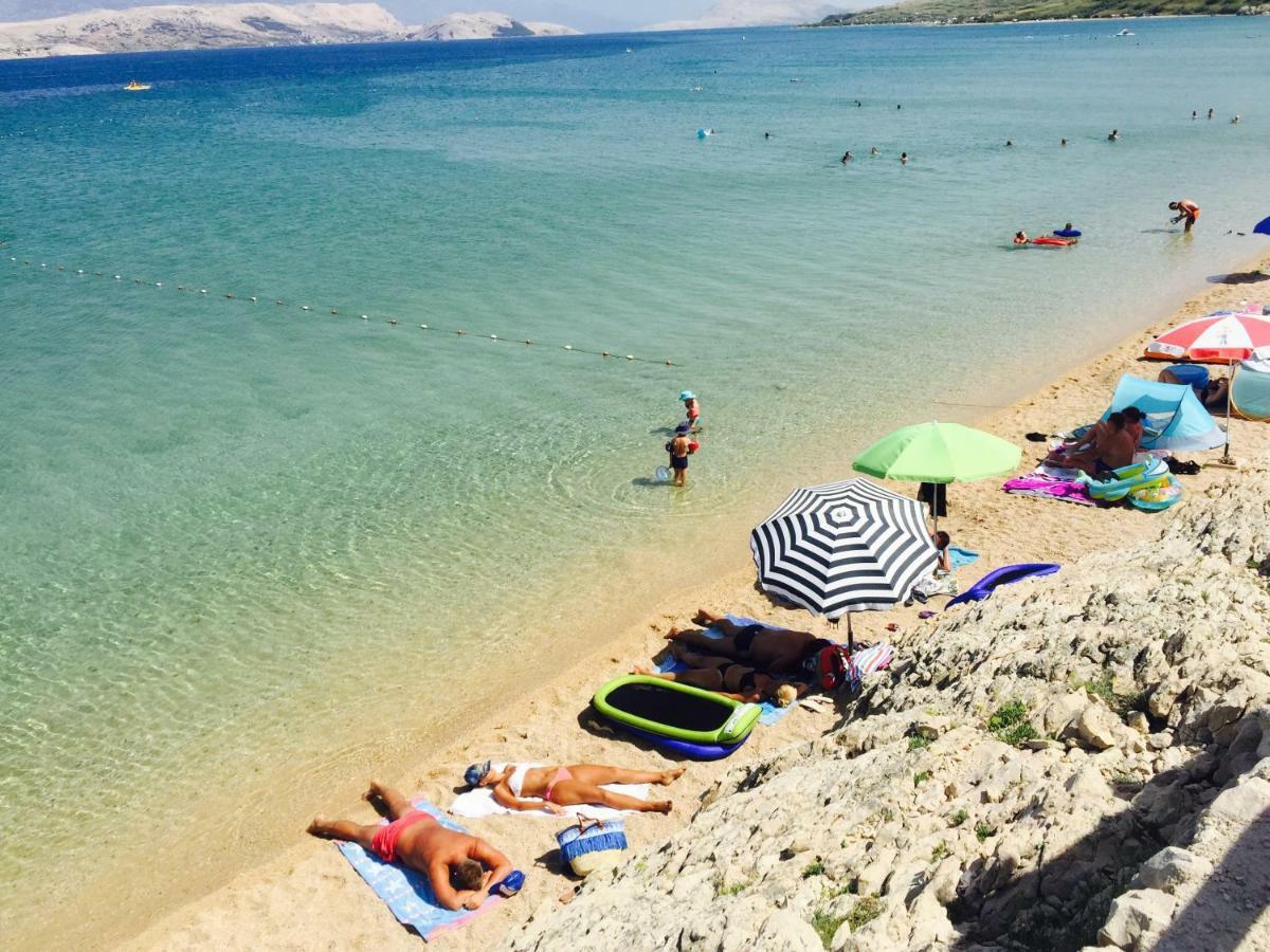 Novalja Beach Apartment Bagian luar foto